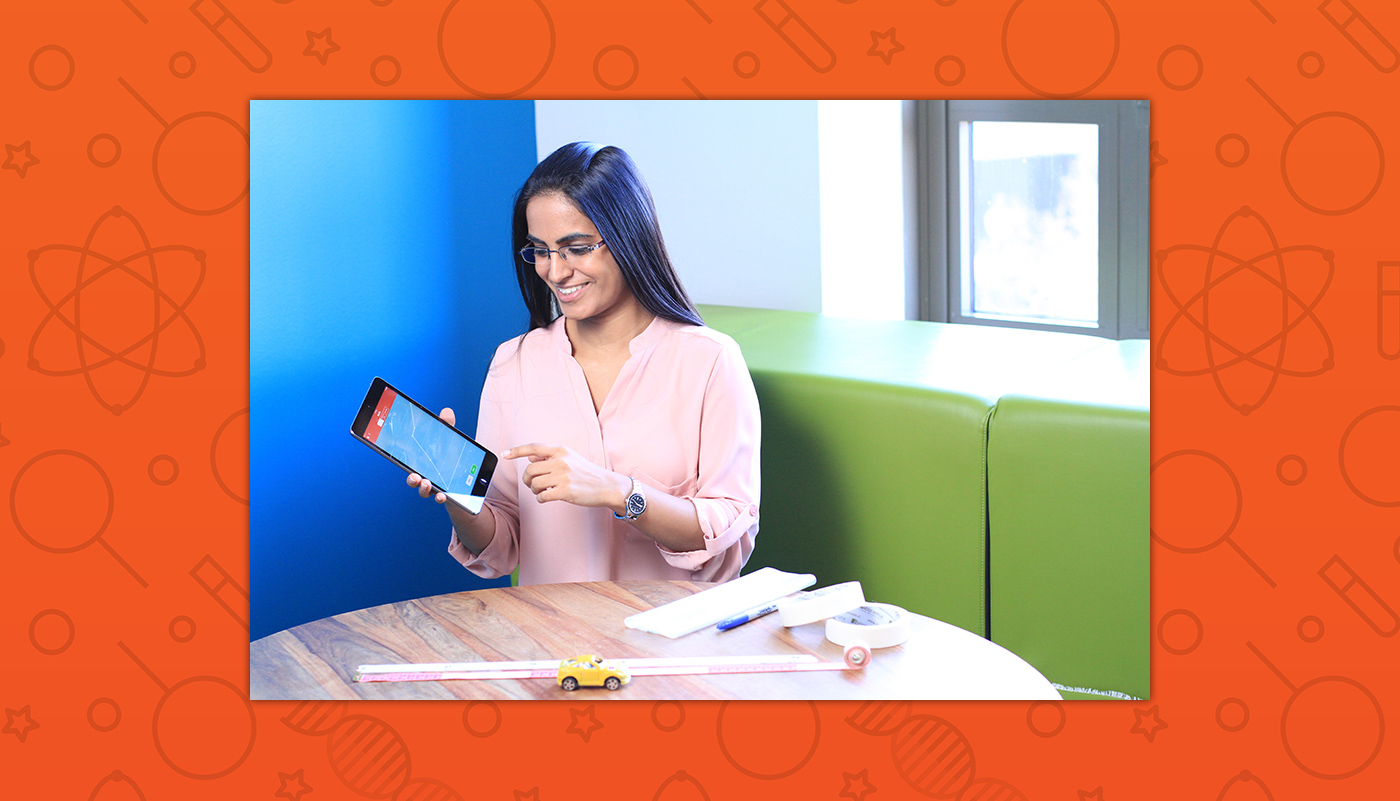 Komal Dadlani demonstrates her app Lab4Physics 