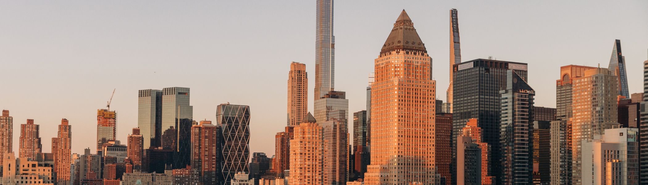 New York Skyline during sunset