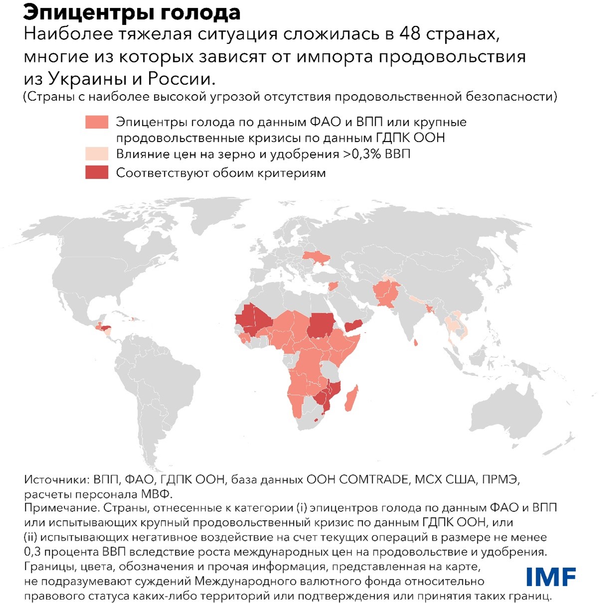 Эпицентры голода