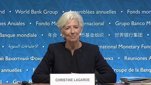 Press Briefing: IMF Managing Director, Christine Lagarde