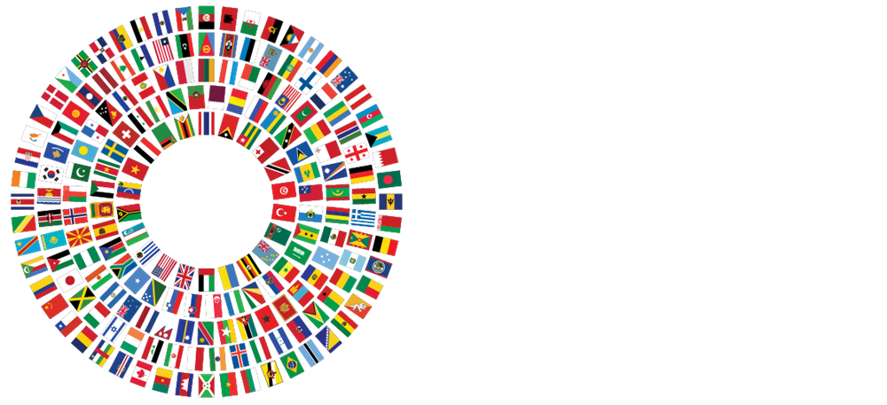 The 2019 Spring Meetings of the World Bank Group (Bank) and the International Monetary Fund (IMF) this year will be held in Washington, D.C. during April 12 - 14. Sm19-web-header-logo